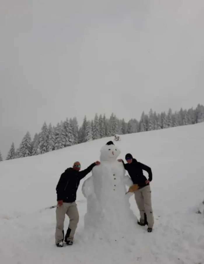 Schneemann (c) Casa Christine Garfrescha